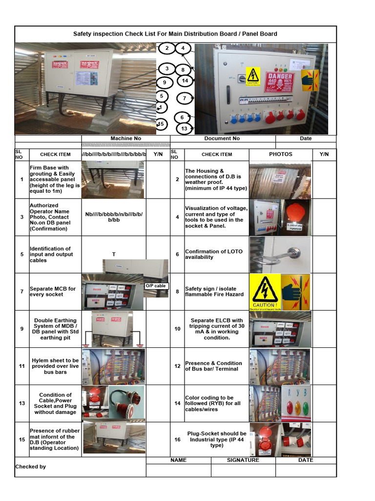 Function Of Main Distribution Board