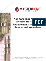 Master - Bond Non Cytotoxic Adhesive Systems Meet Broad Requirements Medical Devices Wearables