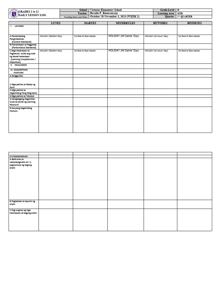 Dll quarter 2 week 1 pdf wellness science mathematics