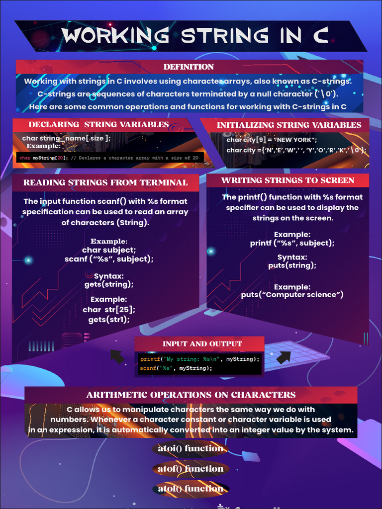 Working String With C | PDF