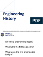 1st Lesson - Engineering History