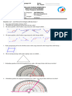 Soal PH Kelas 4 Semester 2 Pengukuran Sudut - SDN Karangsegar 03