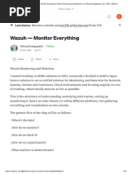 Wazuh - Monitor Everything. Wazuh Monitoring and Detection - by Dhiraj Ambigapathi - Jan, 2024 - Medium