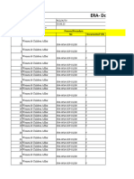 Documentation Status Sheet