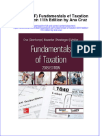 Ebook PDF Fundamentals of Taxation 2018 Edition 11th Edition by Ana Cruz