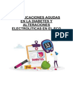 Complicaciones Agudas en La Diabetes y Alteraciones Electroliticas en El Ecg