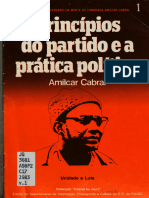PRINCÍPIOS DO PARTIDO E A PRÁTICA POLÍTICA. UNIDADE E LUTA-Amílcar Cabral
