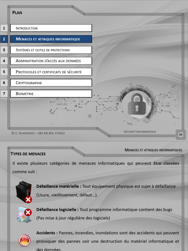 2-Menaces Et Attaques Informatique | PDF