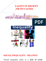 Causes of Social Inequality