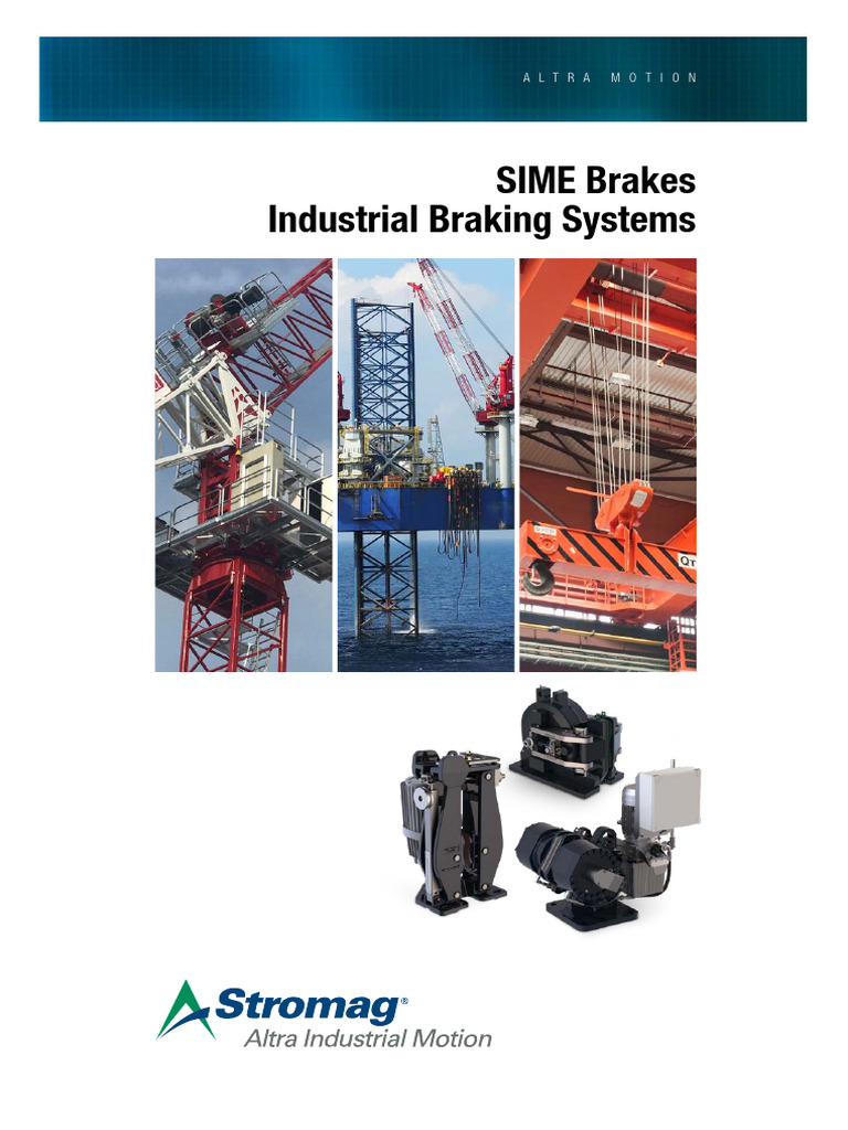 SIME Brakes Industrial Braking Systems Altra Motion Download Free PDF Mechanical