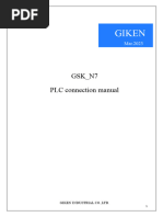 GSK - N7 PLC Connection Manual - Version 005