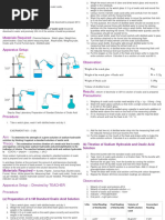 PRACTICAL CLASS 11 CHEMISTRY New