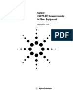 Agilent HSDPA RF Measurements for User Equipment