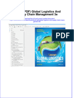 Full Download Ebook PDF Global Logistics and Supply Chain Management 3e PDF