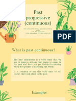 Past Progressive Continuous