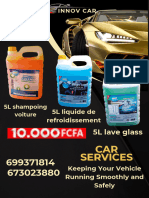 Black and Gold Modern Car Services Flyer