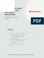 Responsabilidad Social y Ética Del Banco Santander - Enrique Miller