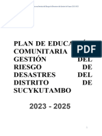 Plan de Educacion Comunitario