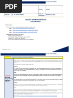 Activity 2 - Design Thinking Skills - Group 5