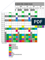 HORARIOS WOLFPACK 1° Semestre