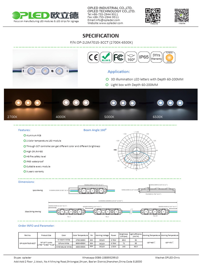 CCT LED Module | PDF