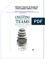 Dwnload Full Creating Effective Teams A Guide For Members and Leaders Null Fifth PDF