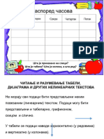 читање и разумевање нелинеарних текстова