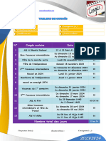 Tableau de Congés 2023-2024