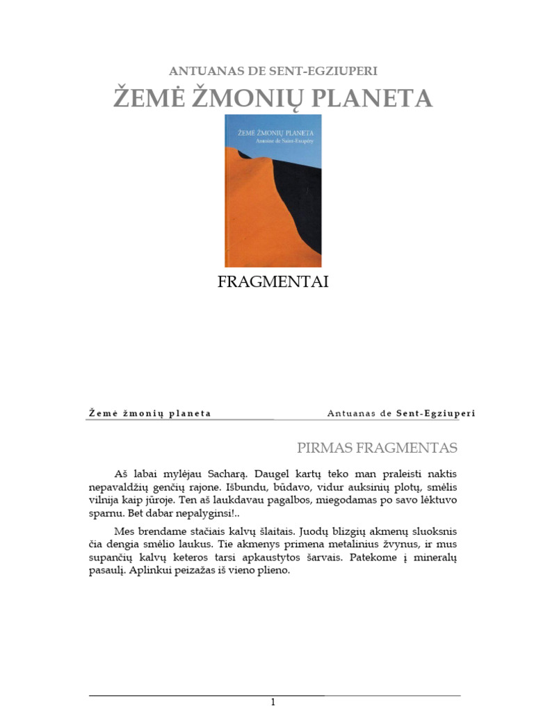 Zeme Zmoniu Planeta | PDF