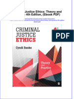Criminal Justice Ethics Theory and Practice 4th Edition Ebook PDF