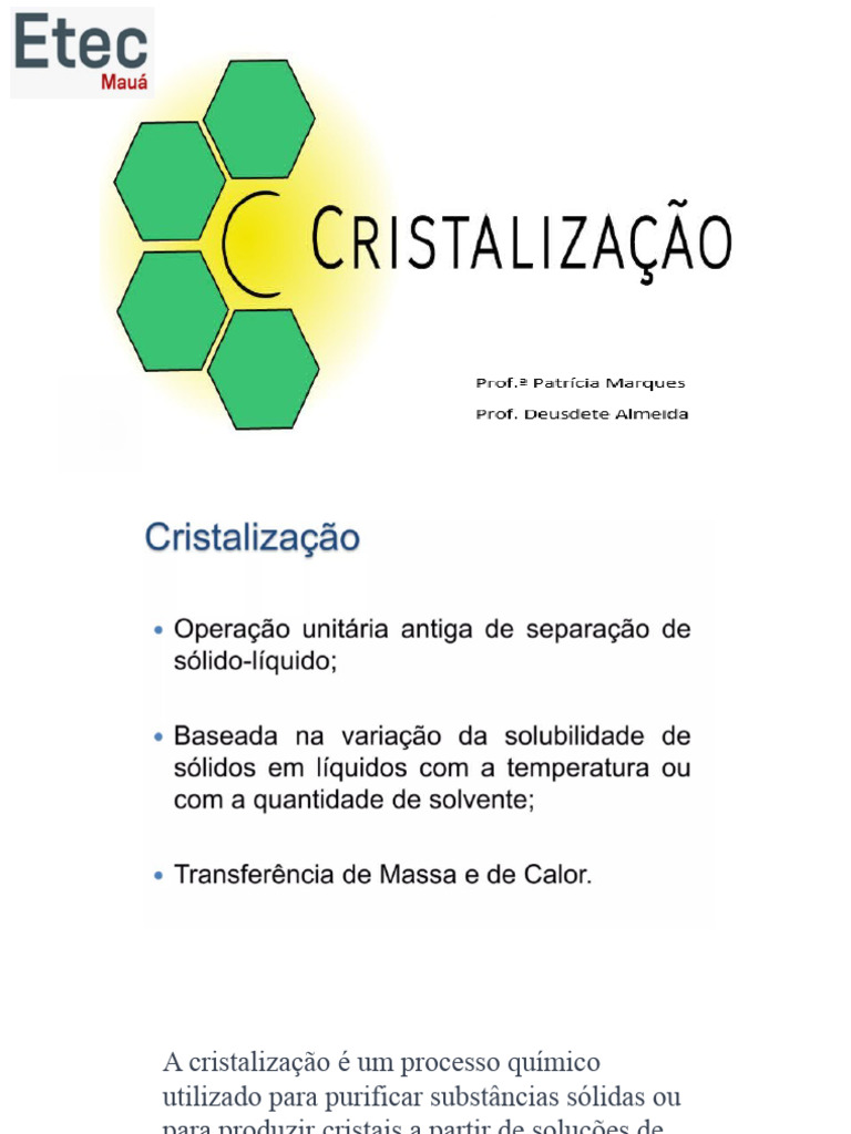 Cristalização | PDF
