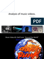 Analysis of Music Videos