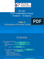 Nyp Sit (Ei) SCJP Course - Topic 2