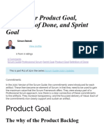A Home For Product Goal, Definition of Done, and Sprint Goal