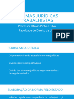 Usp 6 Aula Fontes Direito Trabalho Slide Ormas Jurídicas Trabalhistas