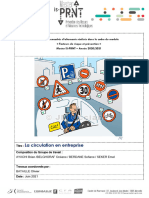 Travail Encadre D Etudiant Circulation en Entreprise