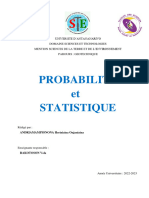 Probabilite Et Statistique