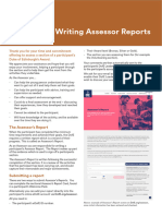 Writing-Assessor Reports - GENERIC