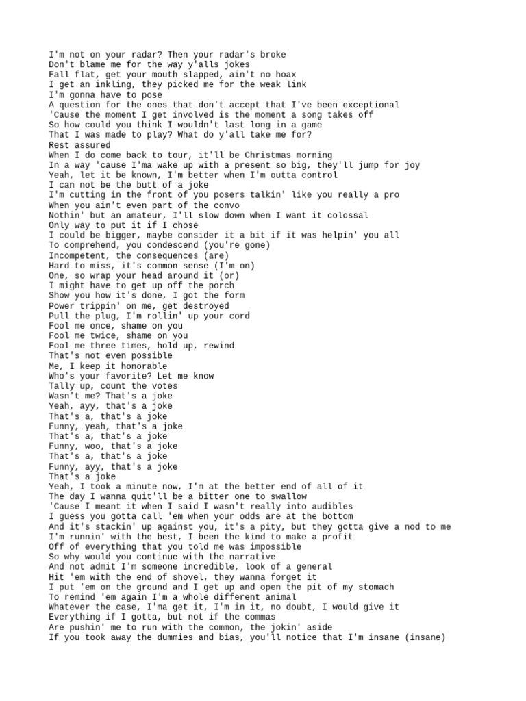 Nf that s a joke lyrics pdf