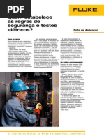 padrão de segurança em eletricidade FLUKE