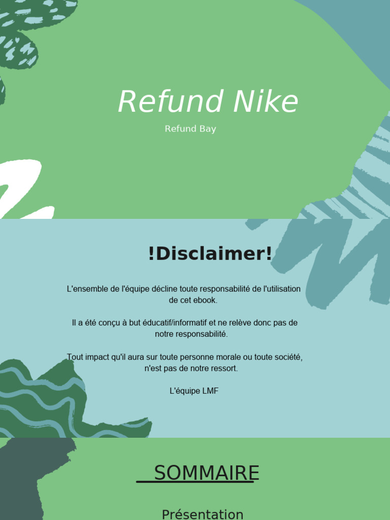Refund Nike 2024 PDF