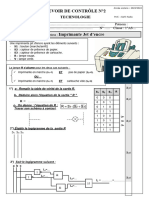 DEVOIR DE CONTRÔLE N°3-Imprimante-2013-1AS