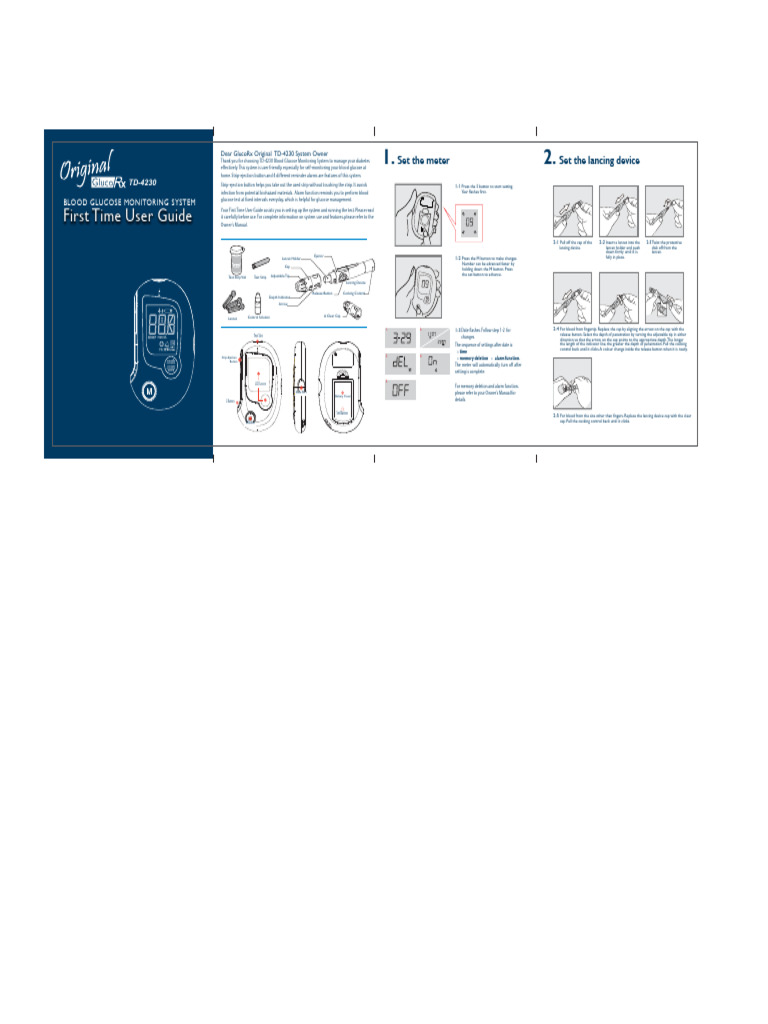 TD 4230 Quick User Guide | Download Free PDF | Equipment | Causes Of Death