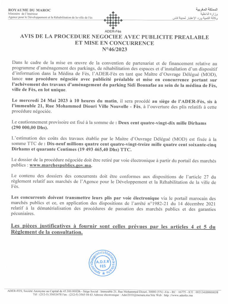 4 - SC Avis FR P.N.N°46-2023 | PDF