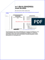 Hyster Class 3 b419 w45zhd2 Service Manual 09 2022