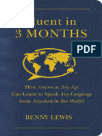Fluent in 3 Months Benny Lewis