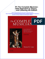 Full Download Ebook PDF The Complete Musician An Integrated Approach To Theory Analysis and Listening 4th Edition PDF