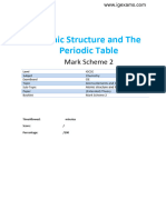 3.2 Atomic Structure and The Periodic Table MS IGCSE CIE Chemistry Extende Theory Paper