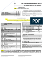 8th Reg Card 2024-25