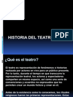 Historia Del Teatro